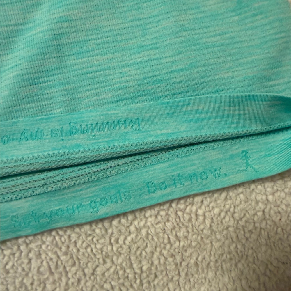 Lululemon Run: Swiftly Tech Racerback Tank Top Aqua Heathered Angel Blue - Picture 5 of 12